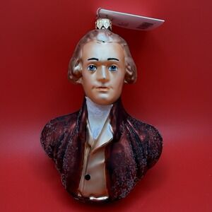 Vintage 1998 Christopher Radko "Alexander‎ Hamilton" Patriots Series Ornament